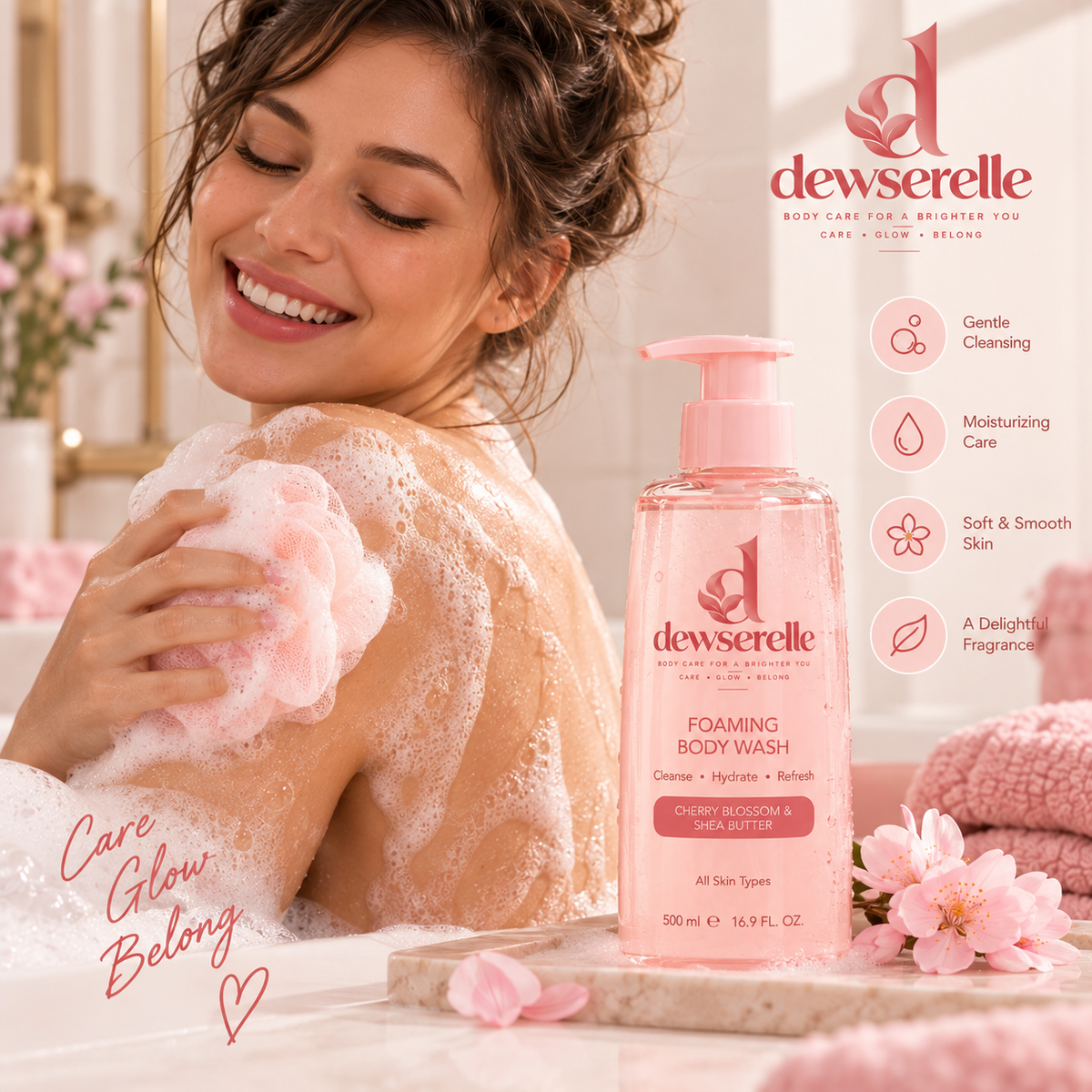 dewserelle® Foaming Body Wash