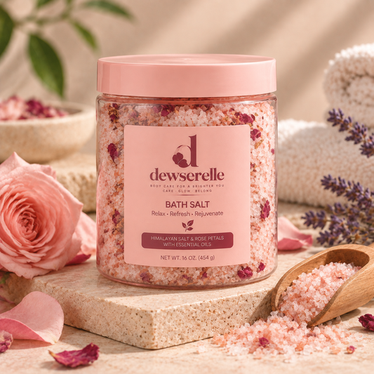 dewserelle® Rose Mineral Bath Salt